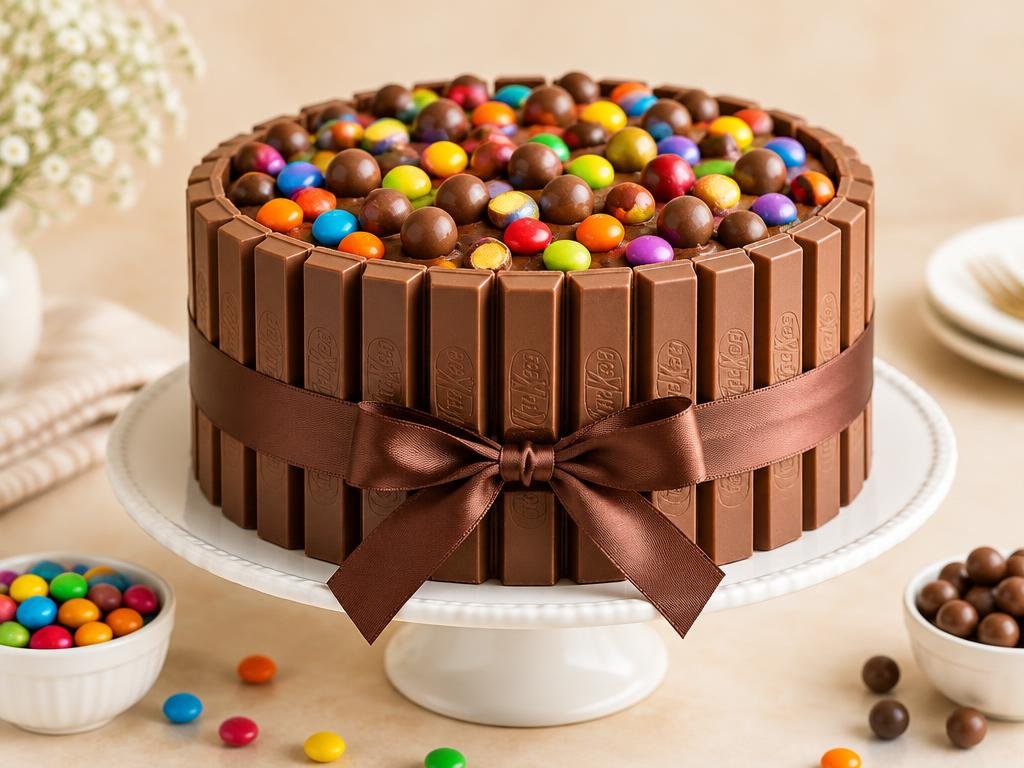 KitKat Gems Cake